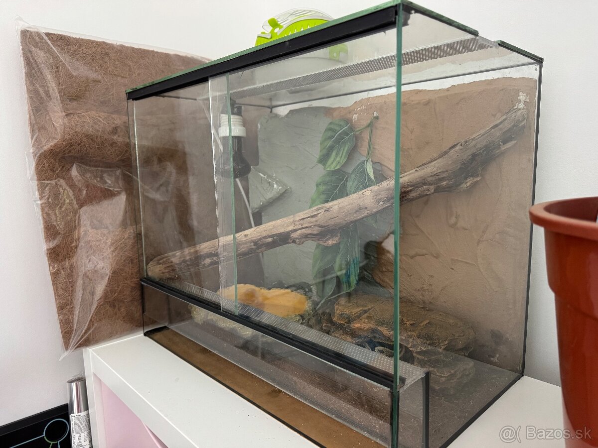 Pytón s celým vybavením