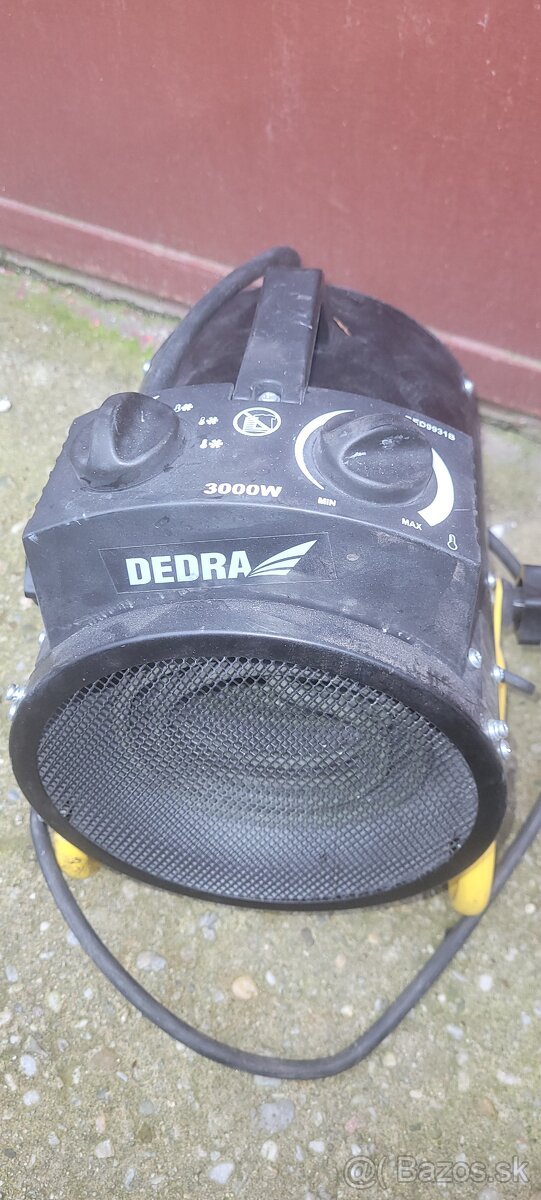 Elektrický ohrievač 3,0 kW sieťový, vstavaný snímač teploty