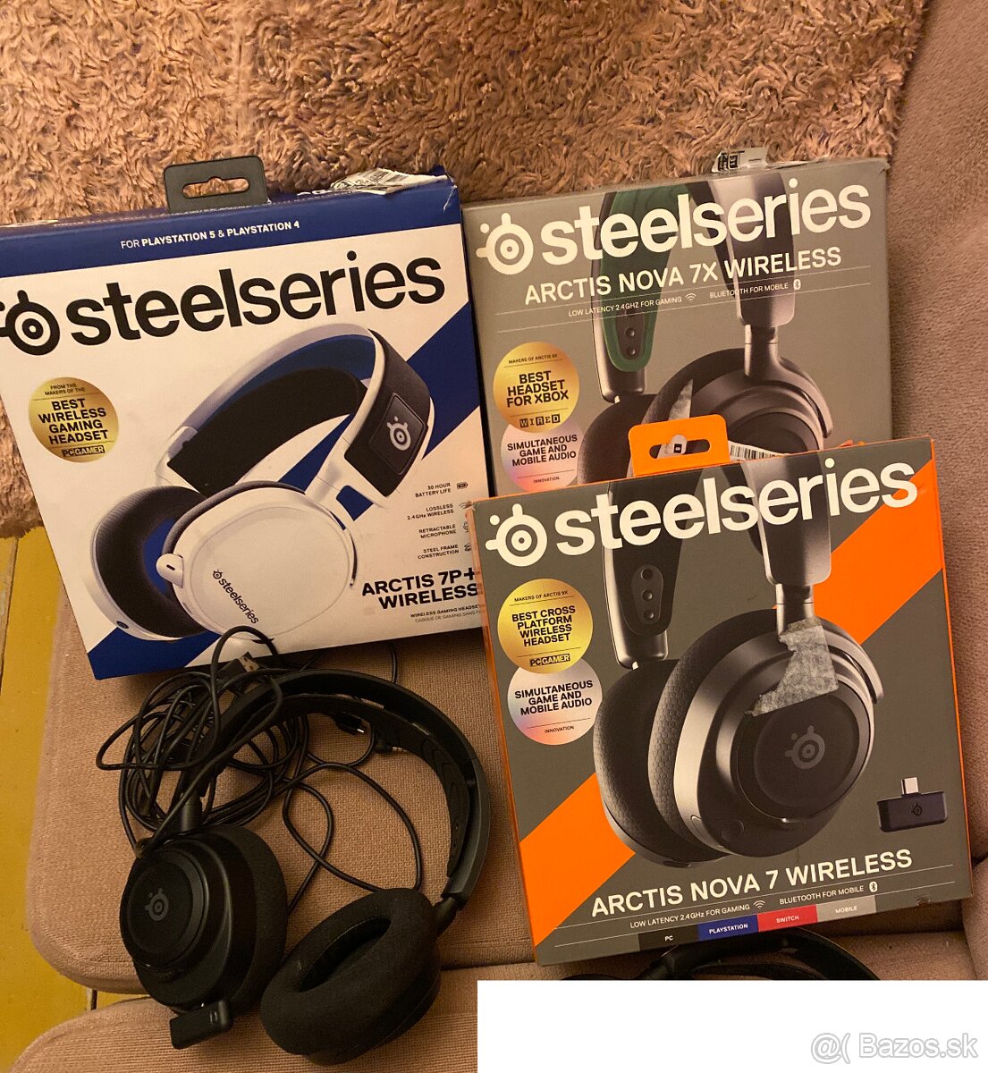 SteelSeries Arctis Nova 7 Black Herné slúchadlá