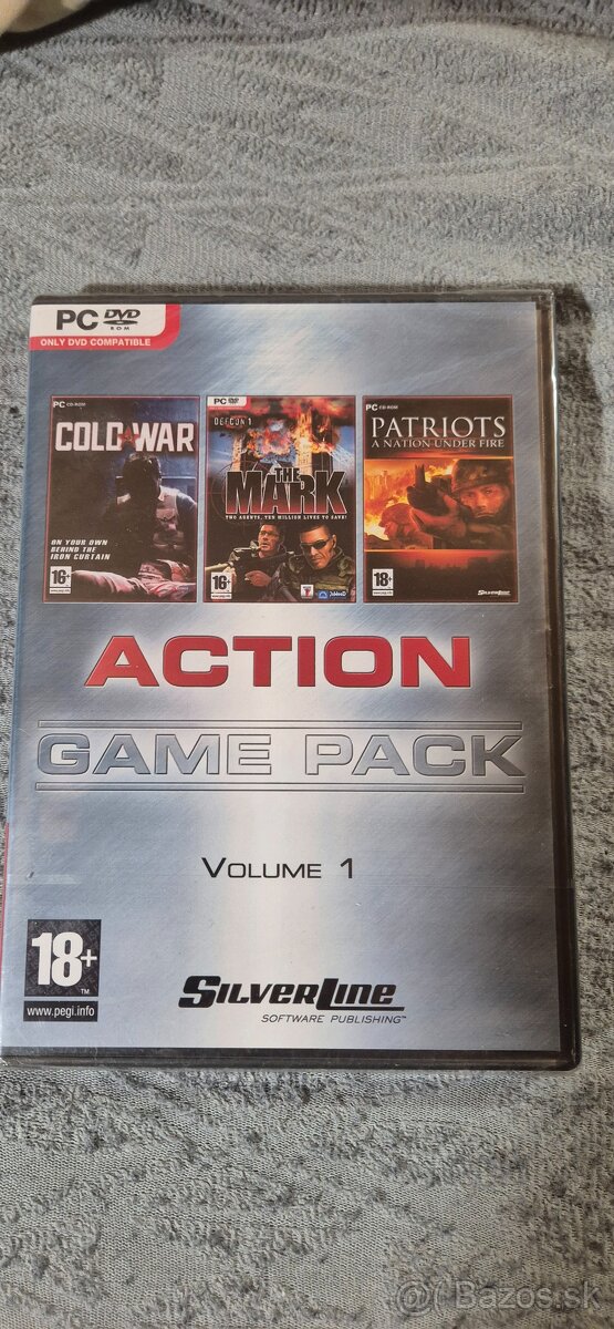 Predám hry na PC Action Game Pack