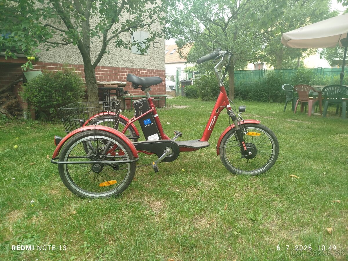 trojkolesový elektr.bicykel
