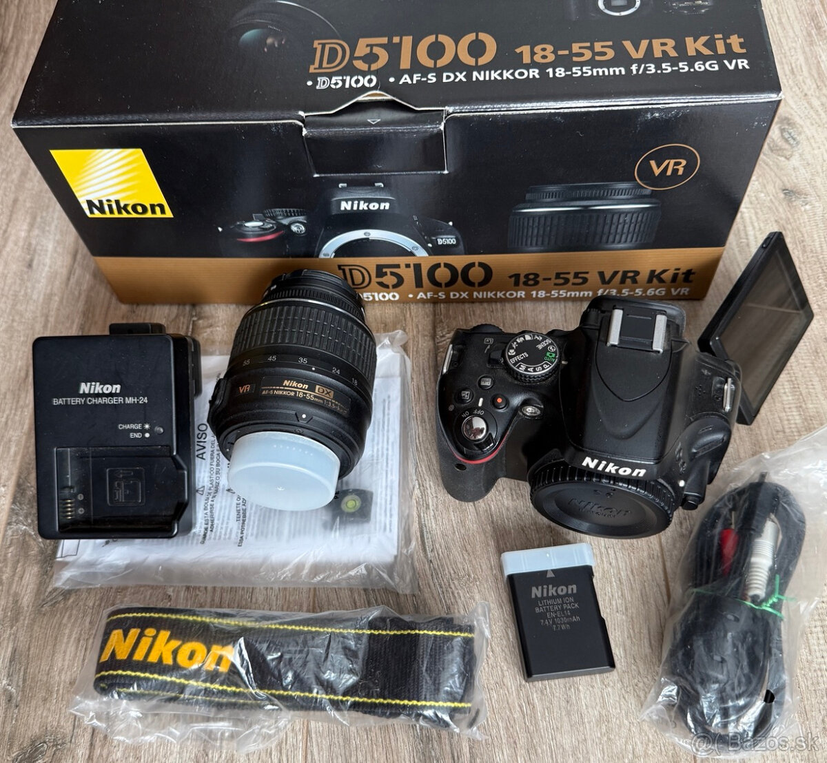 Nikon D5100 černý + Objektiv 18-55 AF-S DX VR