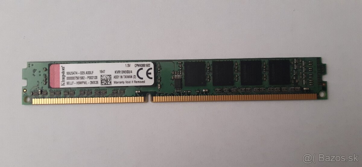 #60 - RAM 4GB DIMM 1333Mhz