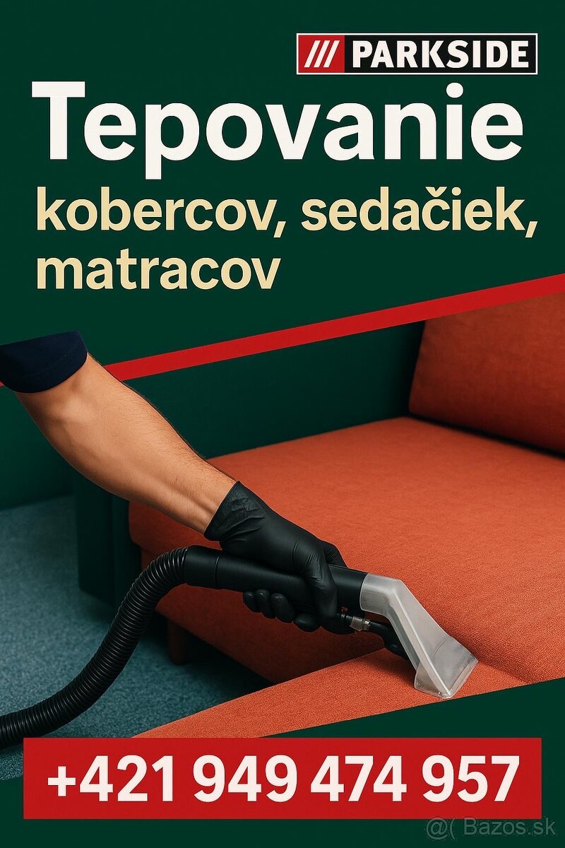Tepovanie kobercov a sedačiek