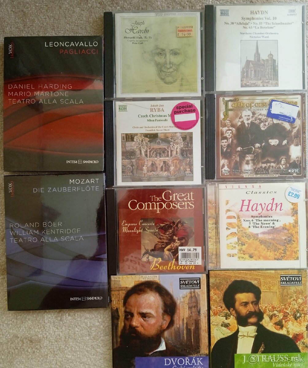 Klasika - Mozart,Haydn,Dvorak,Strauss,Ryba