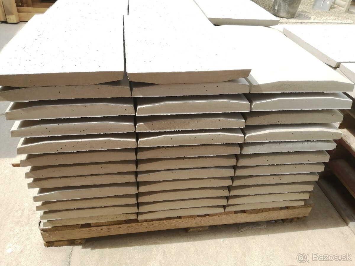 Betónové striešky 30 x 49