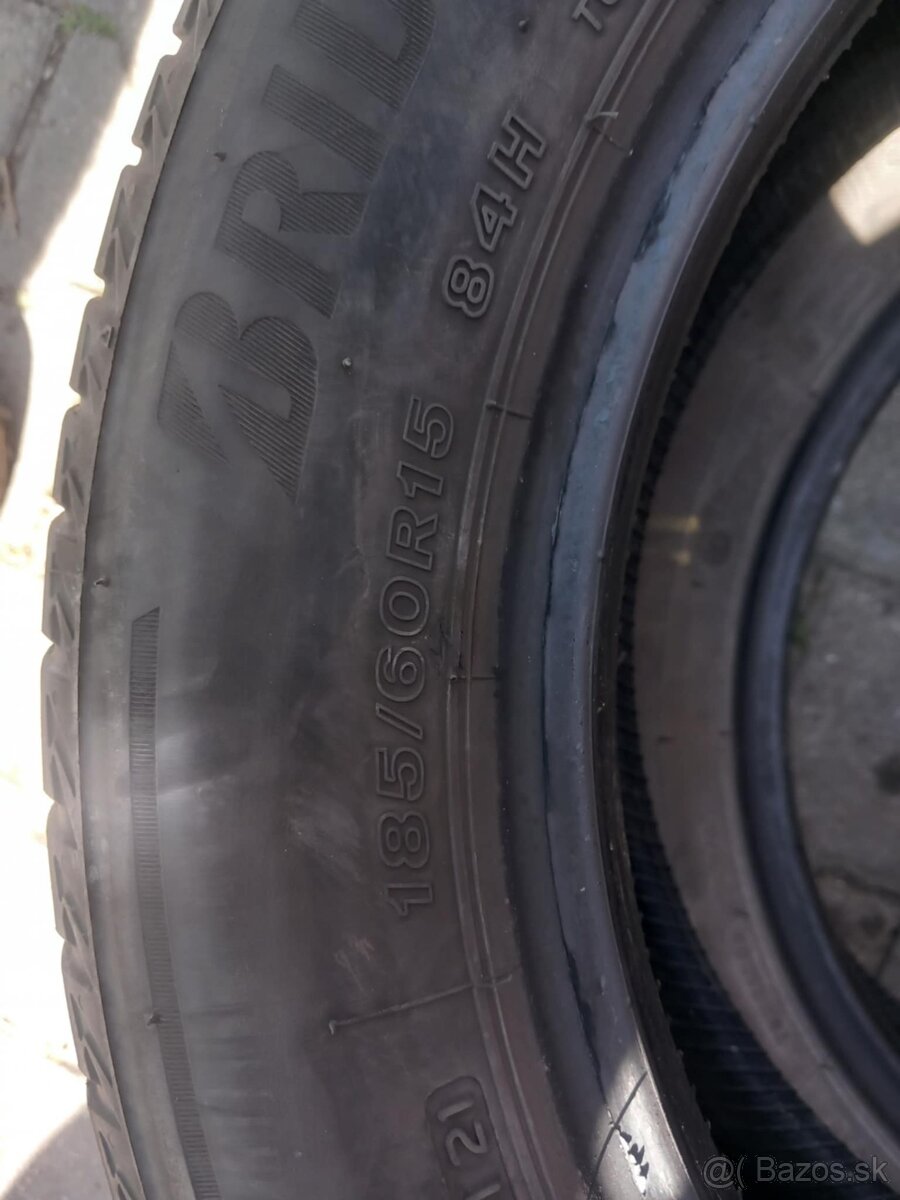 Pneumatiky letné 2ks - BRIDGESTONE 185/60/R15