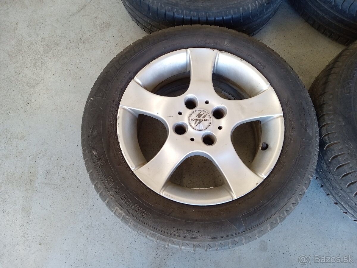 Letne ALU 4X108 R15 6,5J ET15 FONDMETAL PEUGEOT CITROEN