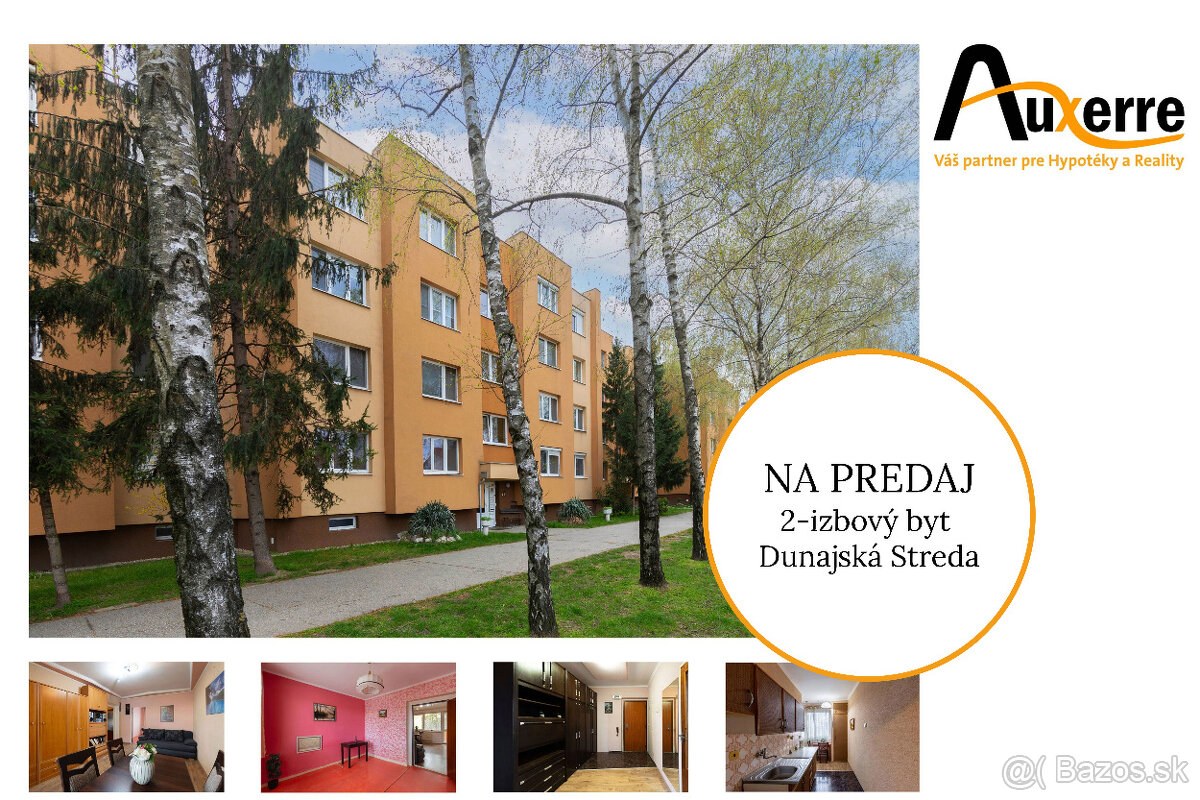 NA PREDAJ: 2-izbový byt v pôvodnom stave Dunajská Streda