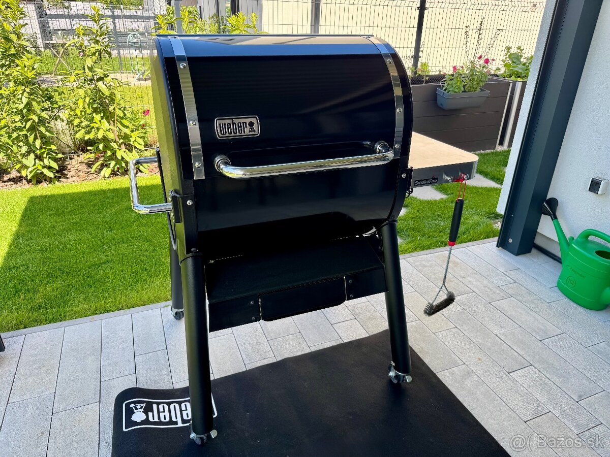 Predám peletový gril WEBER SmokeFire EX4 GBS + príslušenstvo
