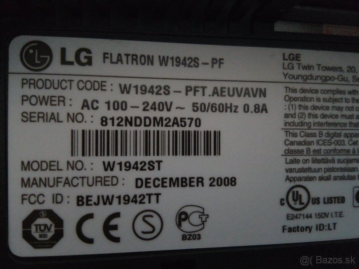 Monitor LG.