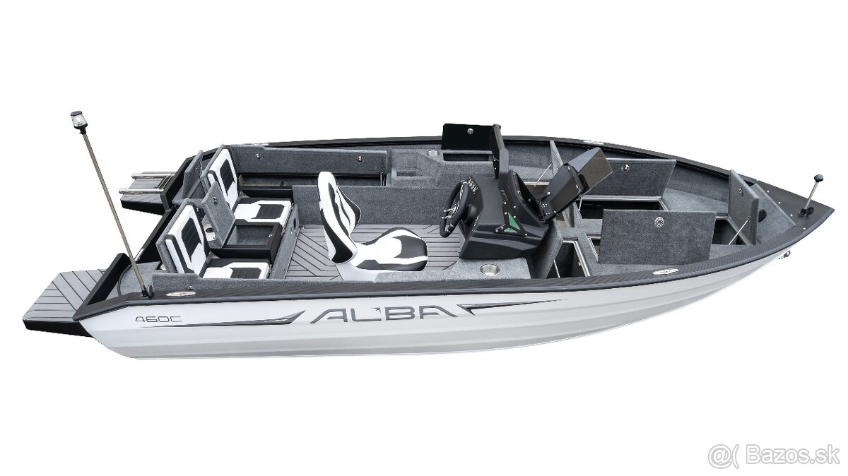 Predám špičkový rybársky hliníkový čln ALBA 460 C