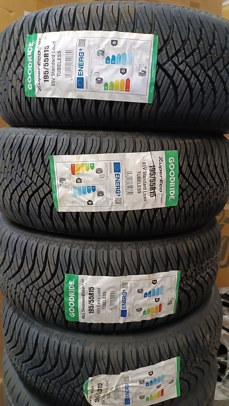 195/55 R15 celoročné pneumatiky DOT 2025