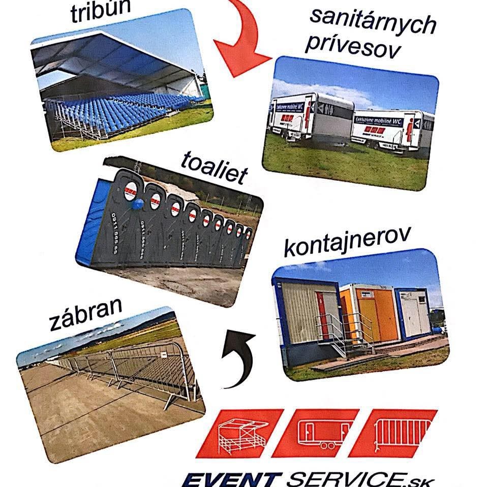 mobilné WC oplotenie zabrany tribúny umyvadla