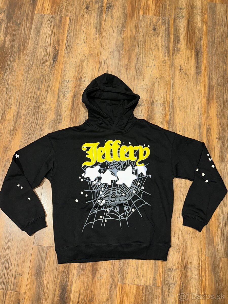 Sp5der spider spyder mikina cierno bielo žlta atlanta