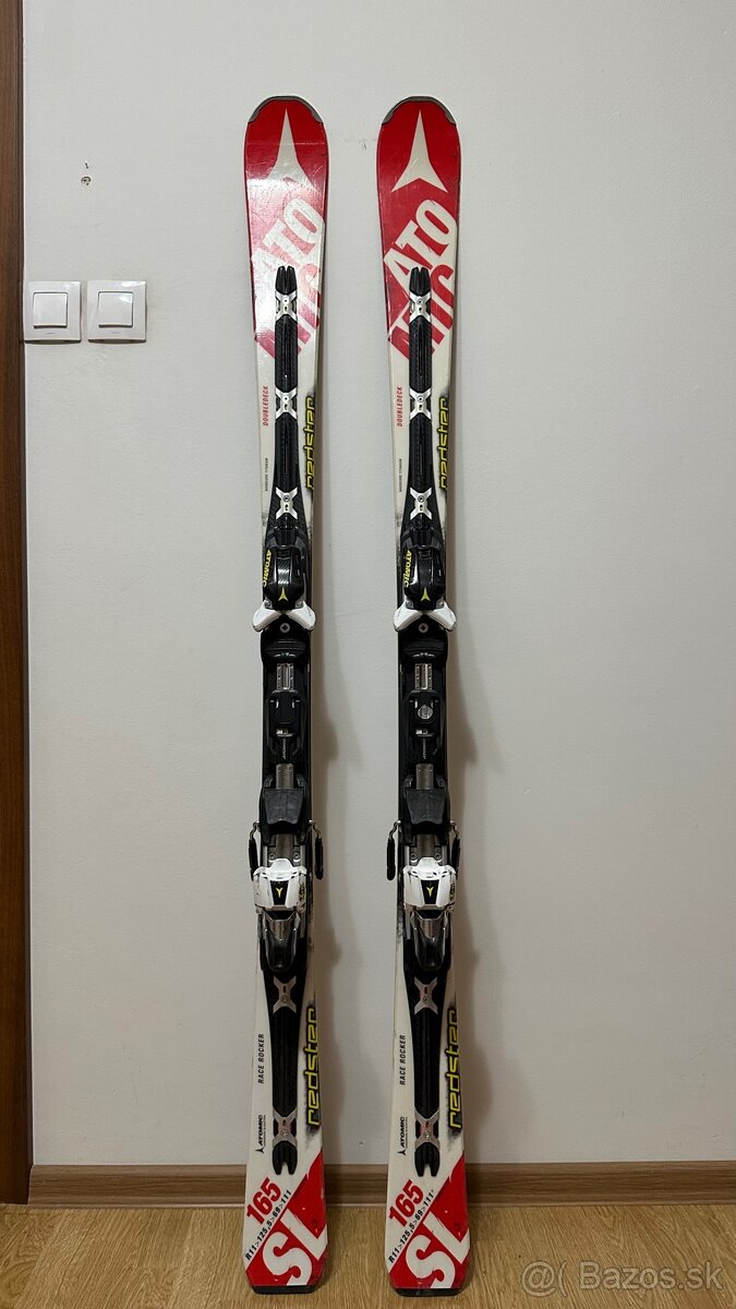 Atomic Redster SL 165 cm – slalomové lyže, veľmi dobrý stav