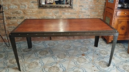 - 50% Jedálenský stôl z masívneho tíkového dreva z Indonézie