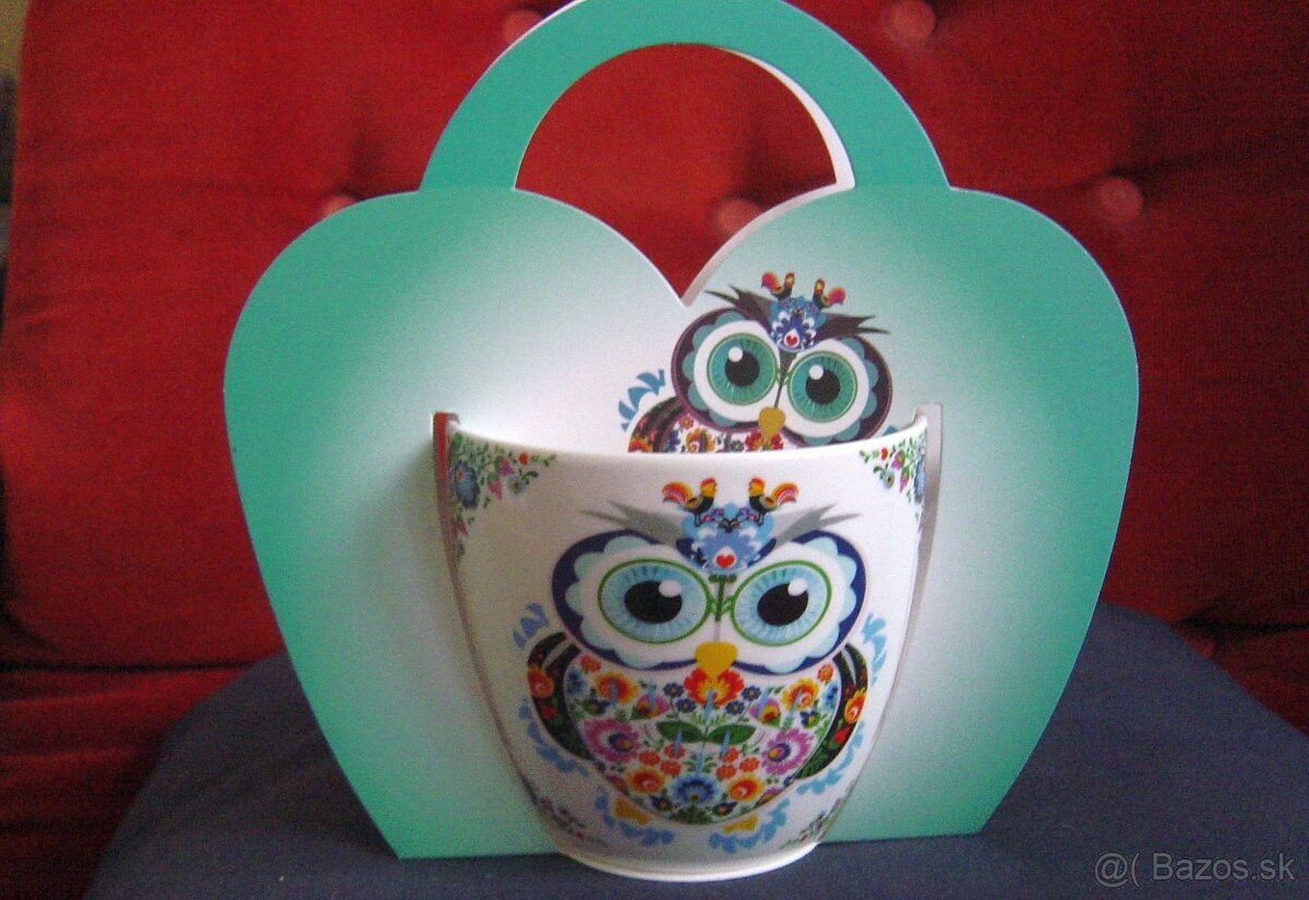 hrnček Etno sovička