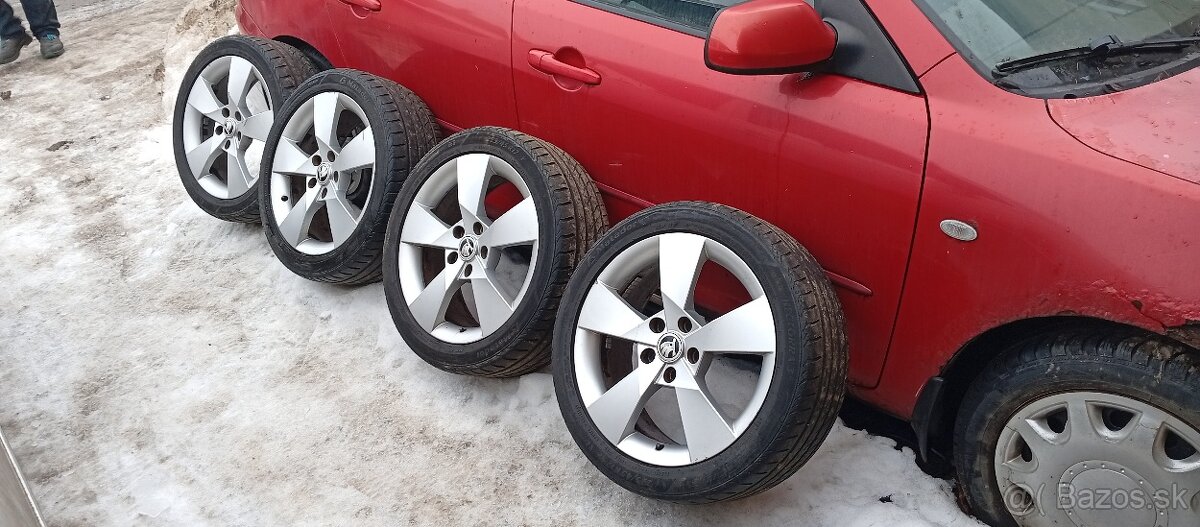 Predám disky Škoda Denom 5x112 r17