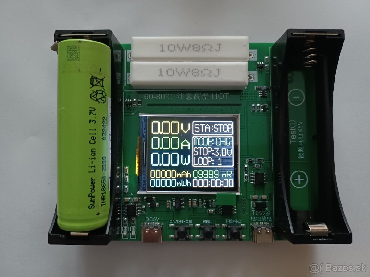 Nabíjačka lítiových batérii 18650