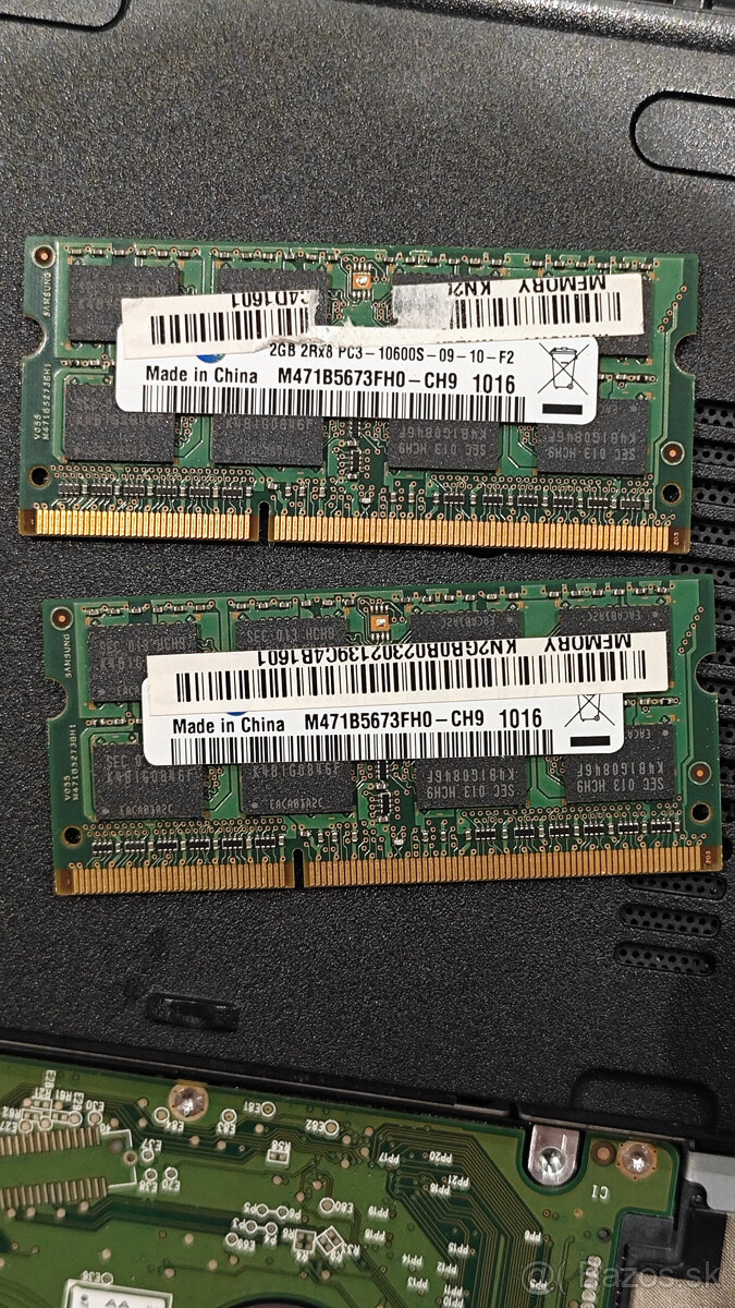 RAM 2x2GB DDR3 1333
