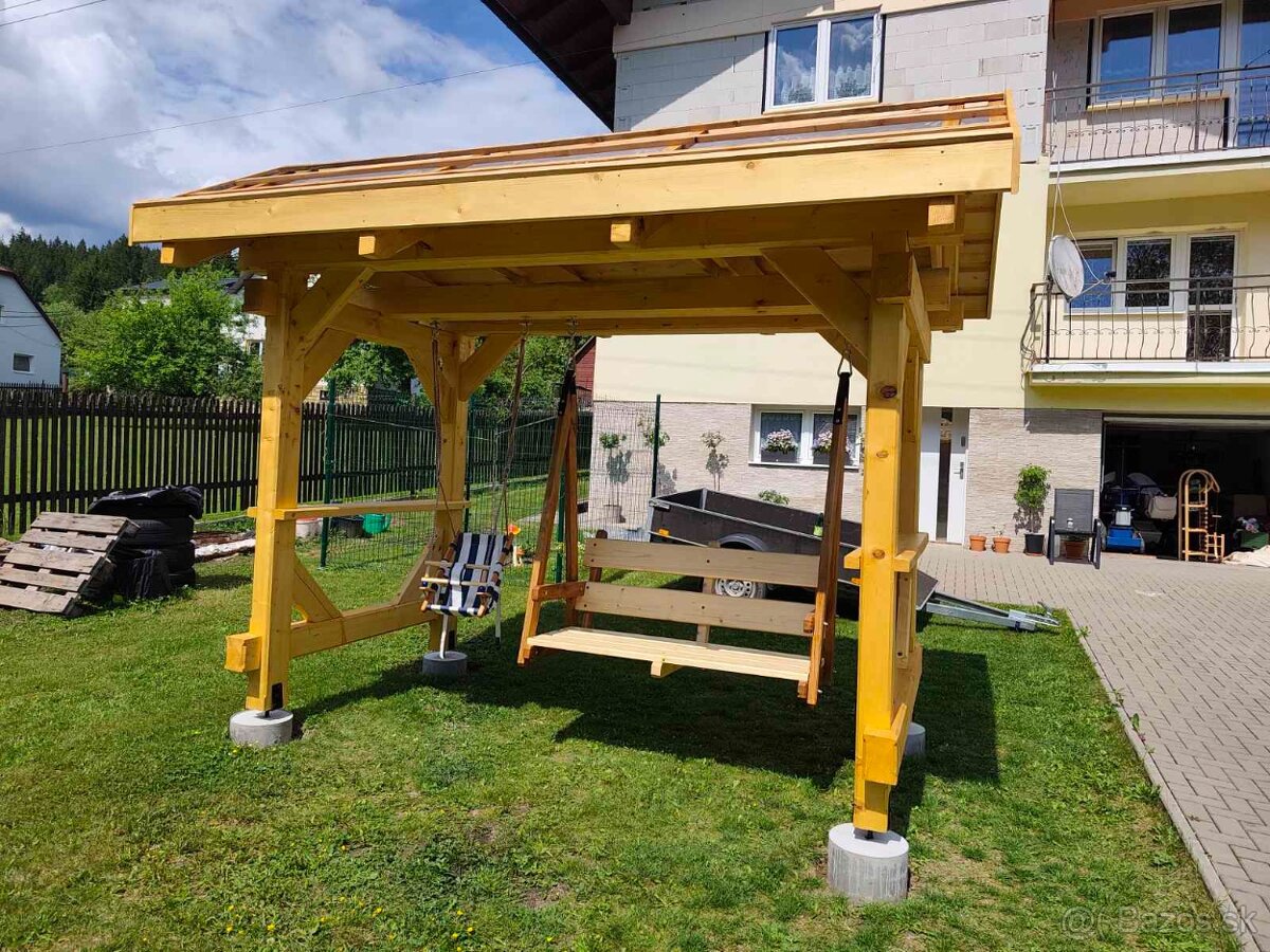 Hojdačka dvojsedačkova do záhrady