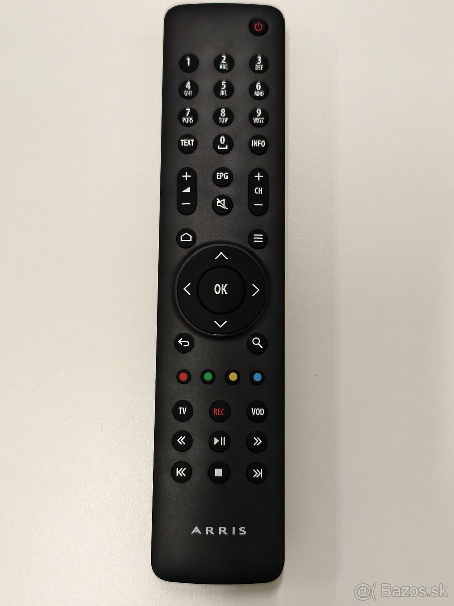 Televízny TV ovládač Arris