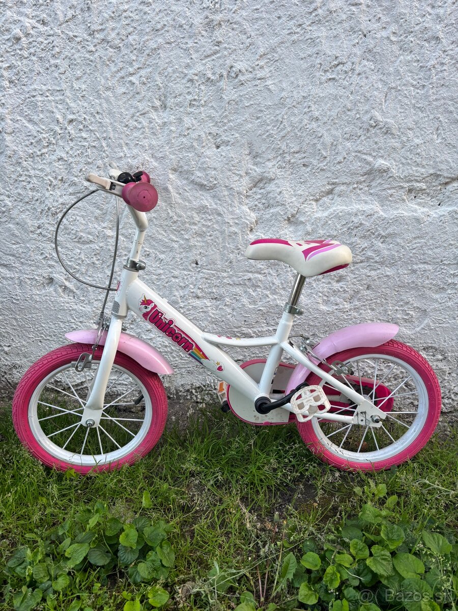 Detsky bicykel Dino Bikes jednorozec 14”