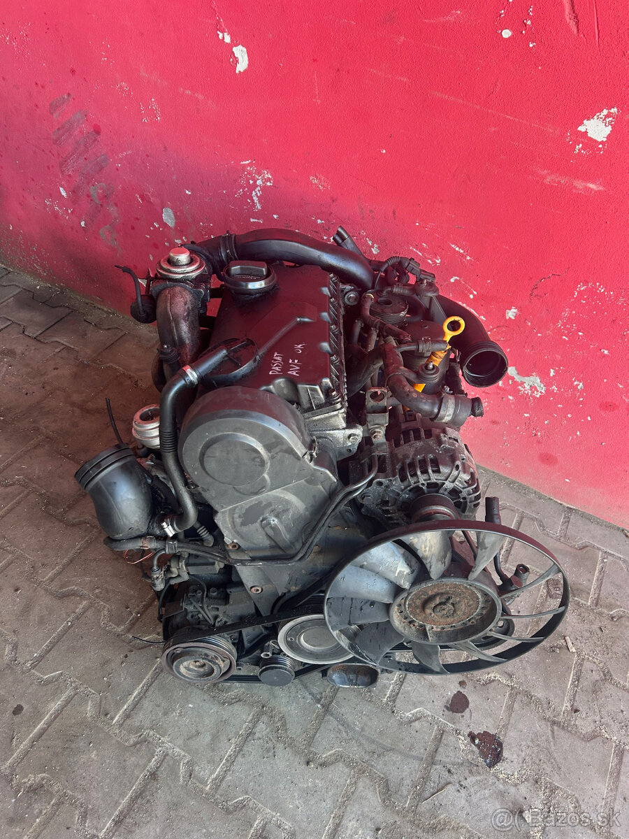 Motor 1,9TDI 96 KW VW Passat typ AVF kompletní