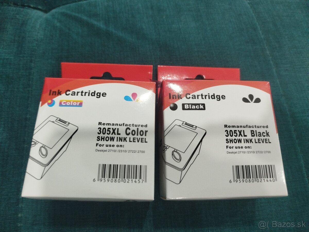 Predám nové náplne HP 305 XL