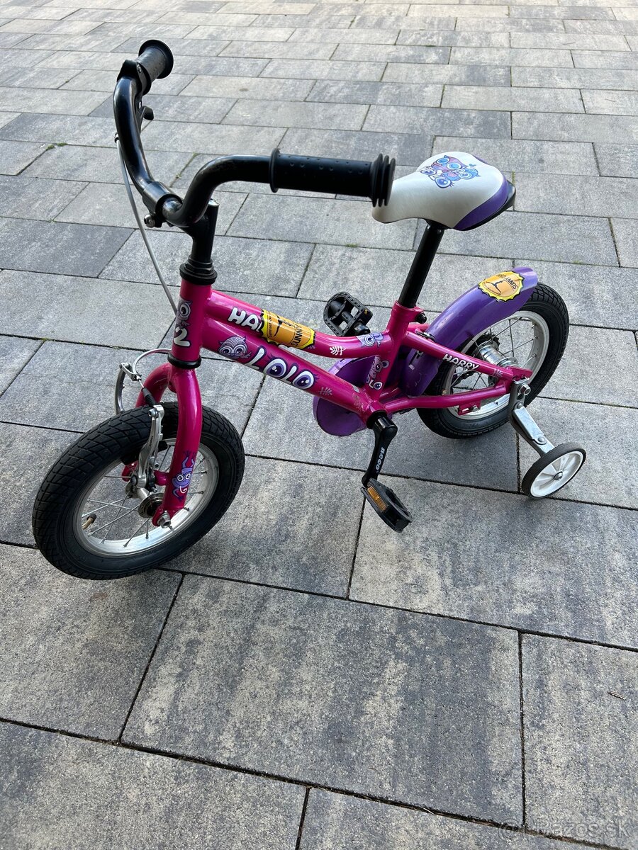 Ponúkam na predaj dievčenský detský bicykel.