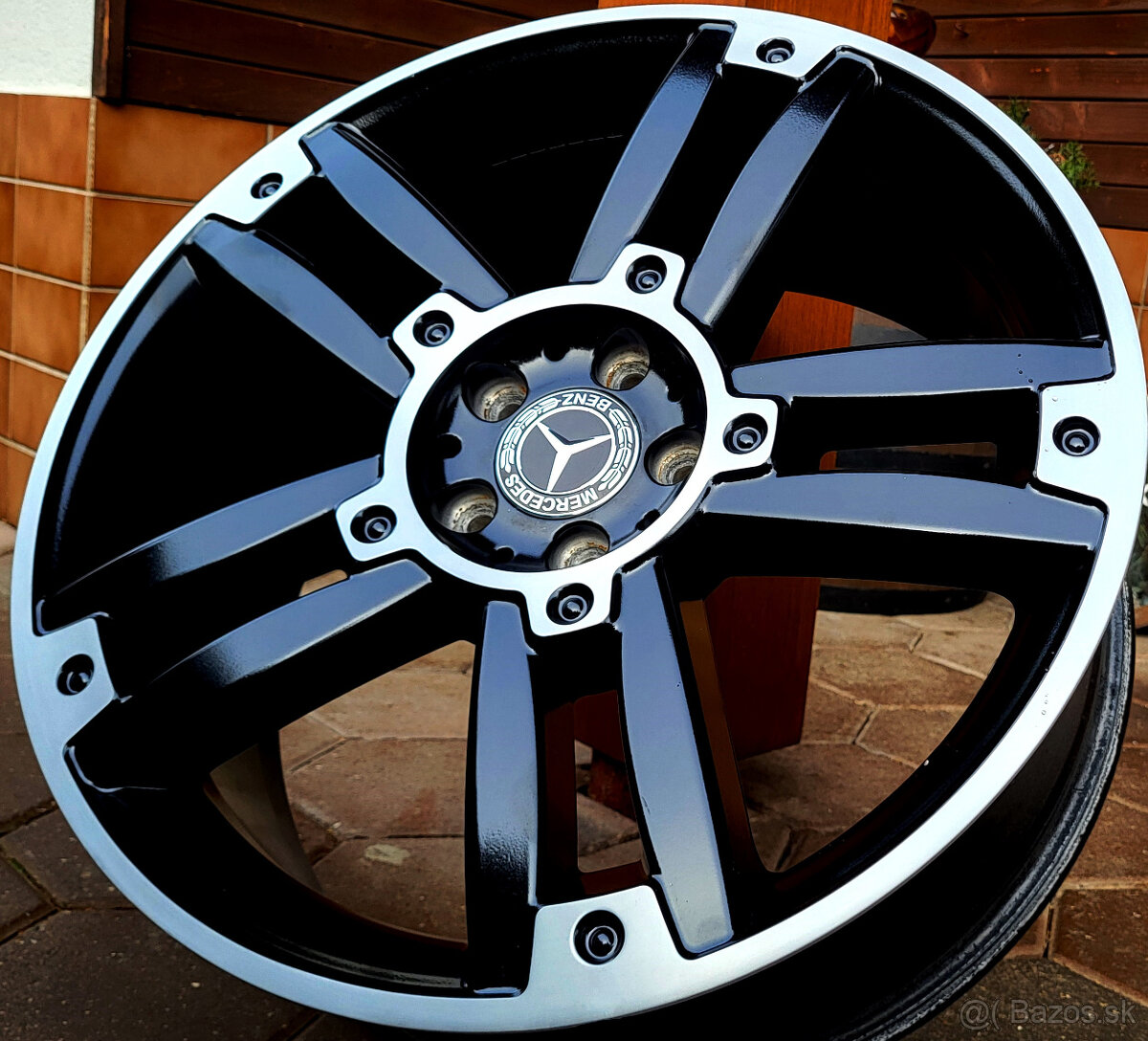 alu R20 5x112 orig. Mercedes GLK, dvojrozmer, bicolor