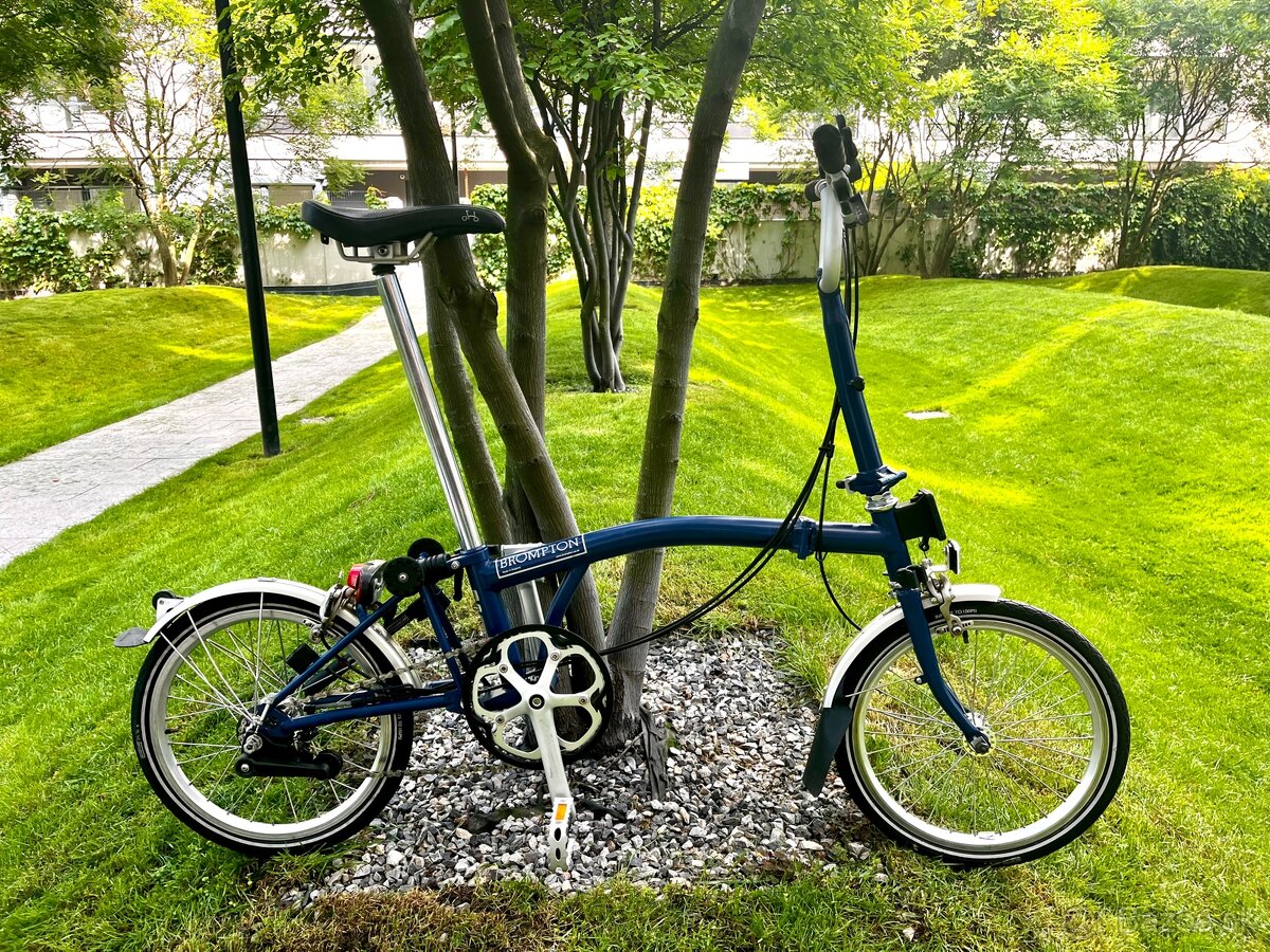 Brompton M3L modrý