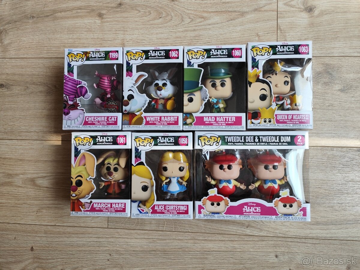 Funko Pop figúrky Alice in Wonderland