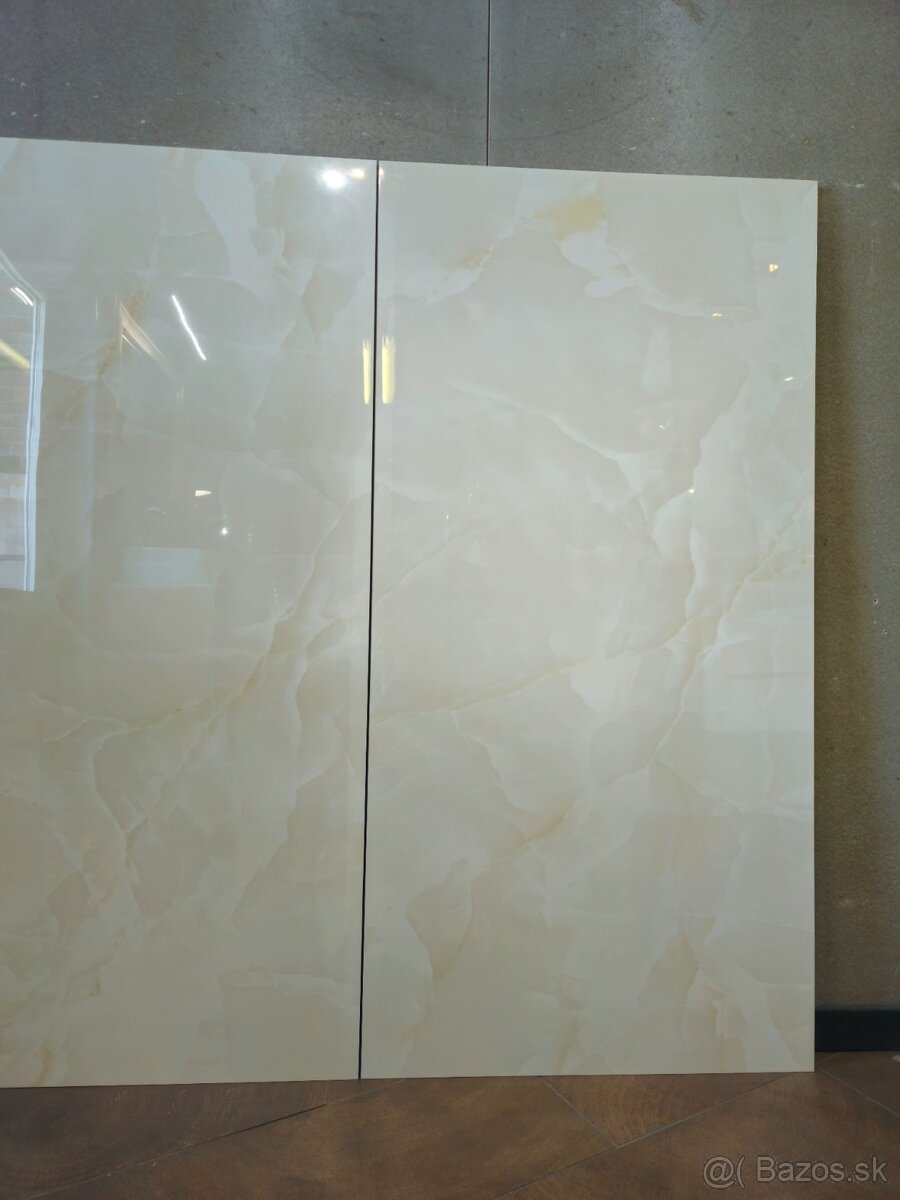 Dlažba/Obklad 60x120 lesklý povrch Ónyx Pearl Gold