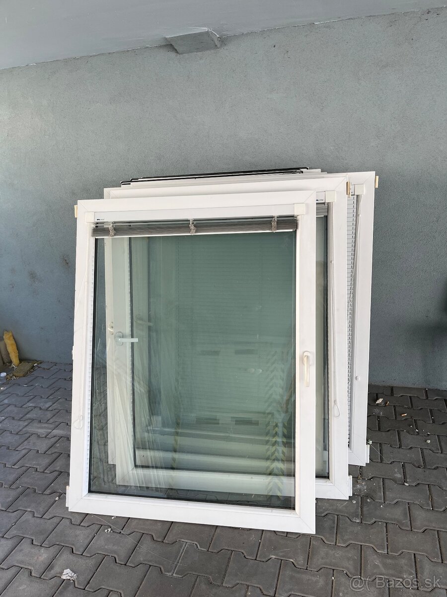 Plastové okná - 2 sklo, 1,5x2,4 m