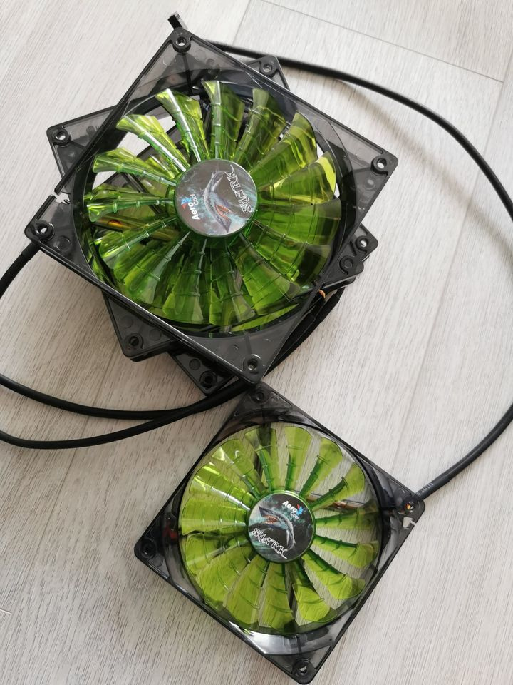 Aerocool Shark Fan Evil Green Edition
