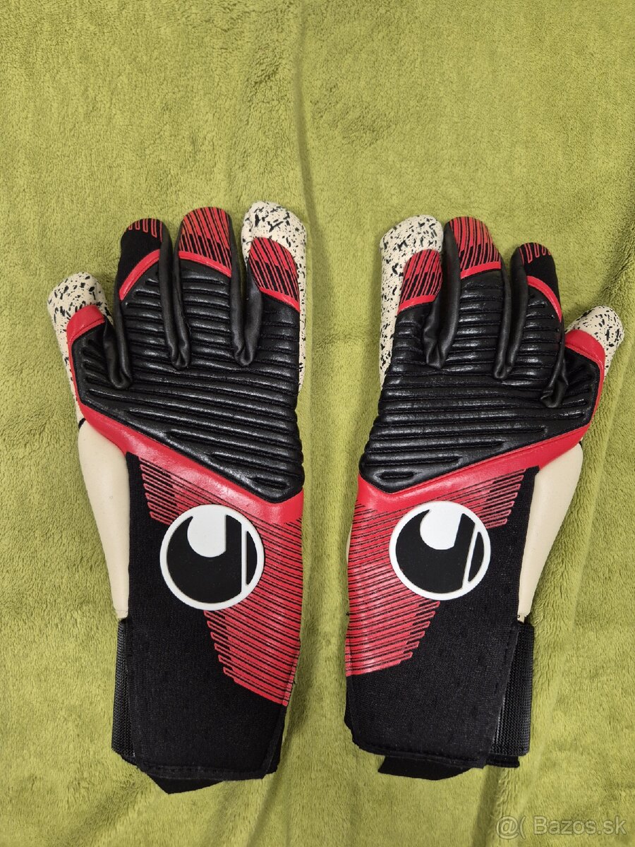 Predám rukavice UHLSPORT SG+AG, NC, veľkosť 9