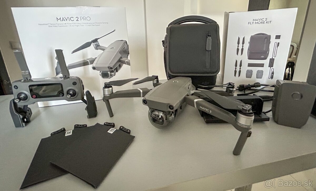 DJI Mavic 2 Pro + Fly More Kit – špičkový stav