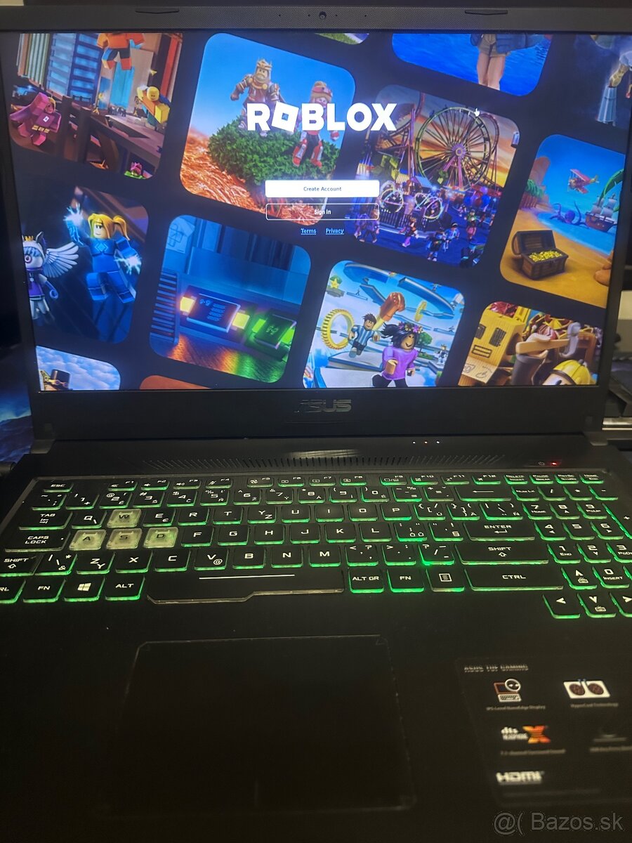 Predám herný notebook značky Asus