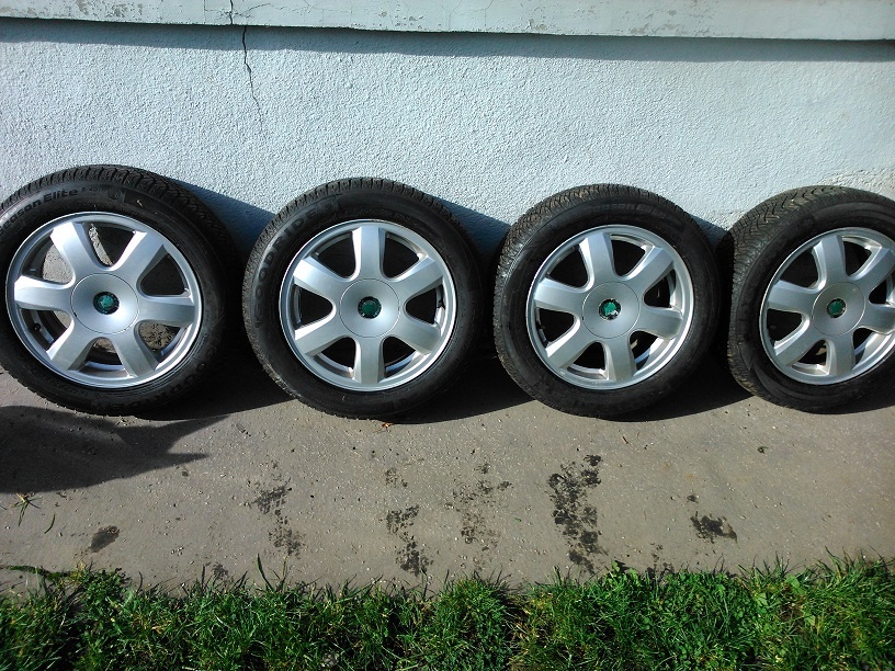 ELEKTRÓNY originál SKODA R15, 5X100, 6JX15 ET43 + nové celo