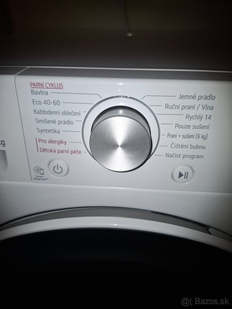 Predam práčku so sušičkou LG ThinQ 8/6kg