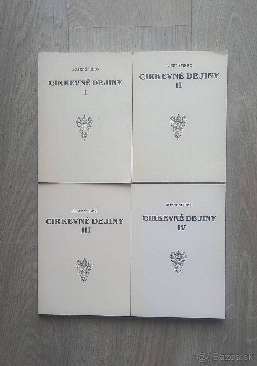 Jozef Špirko Cirkevné dejiny 1-4