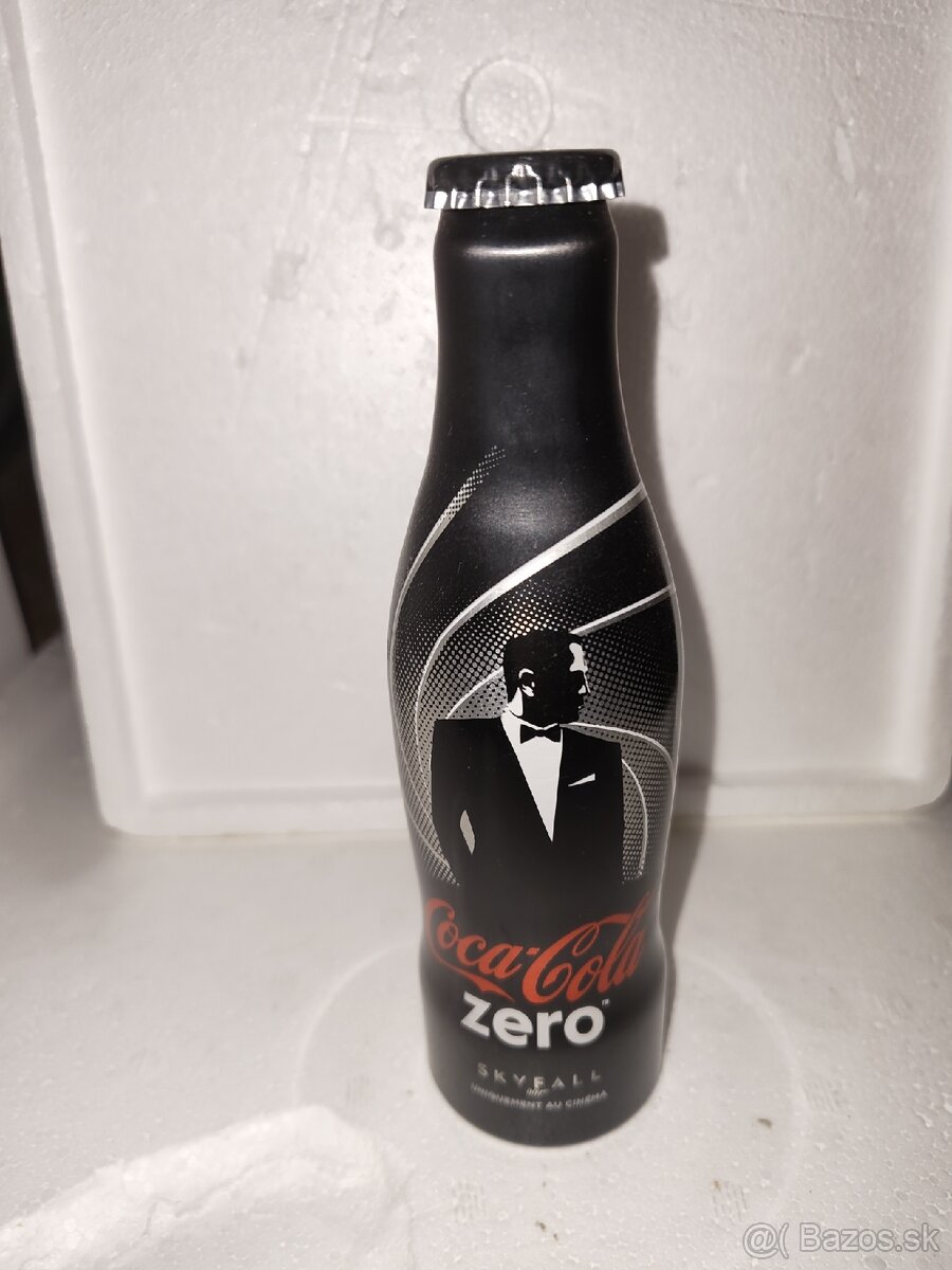 Coca cola hliníková fľaša