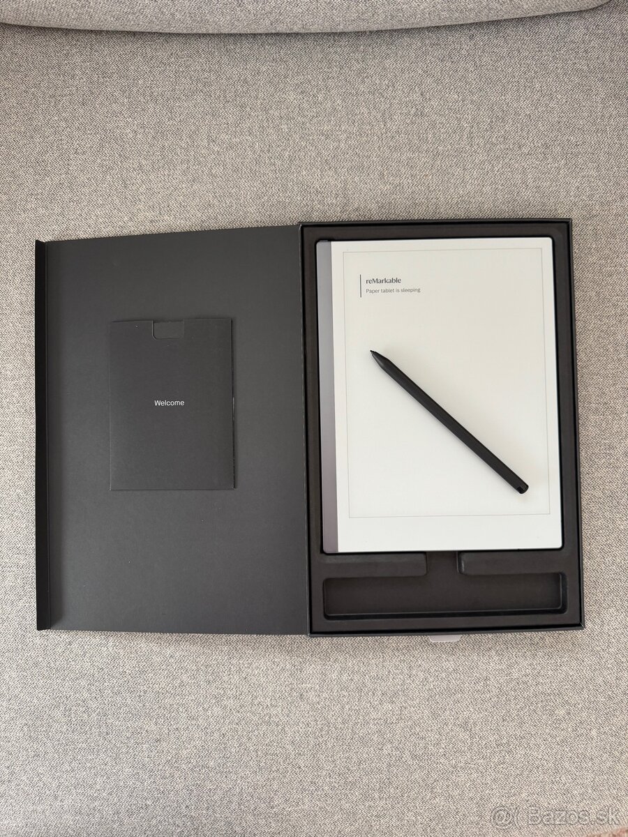 Remarkable 2 s koženým obalom a markerom Plus