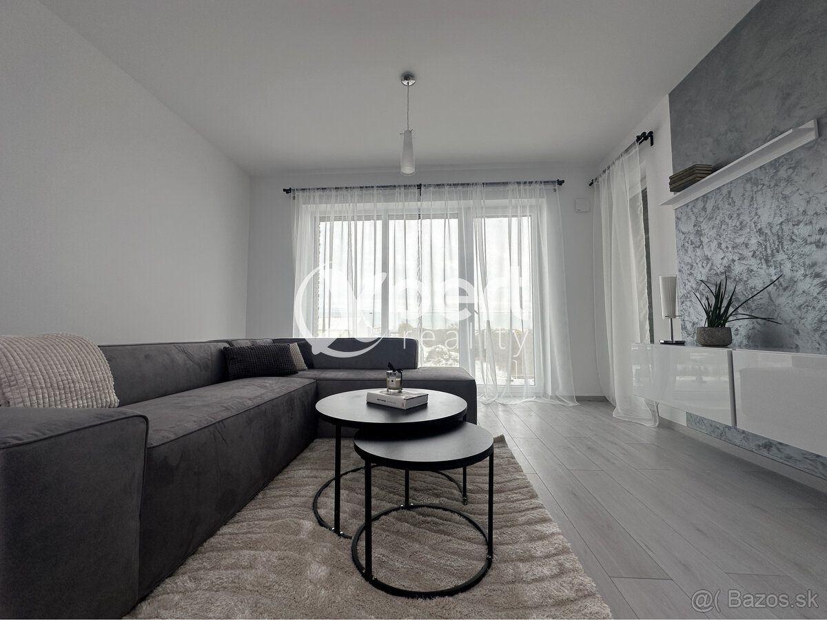 Nový, kompletne zariadený 2-izbový byt v modernej novostavbe