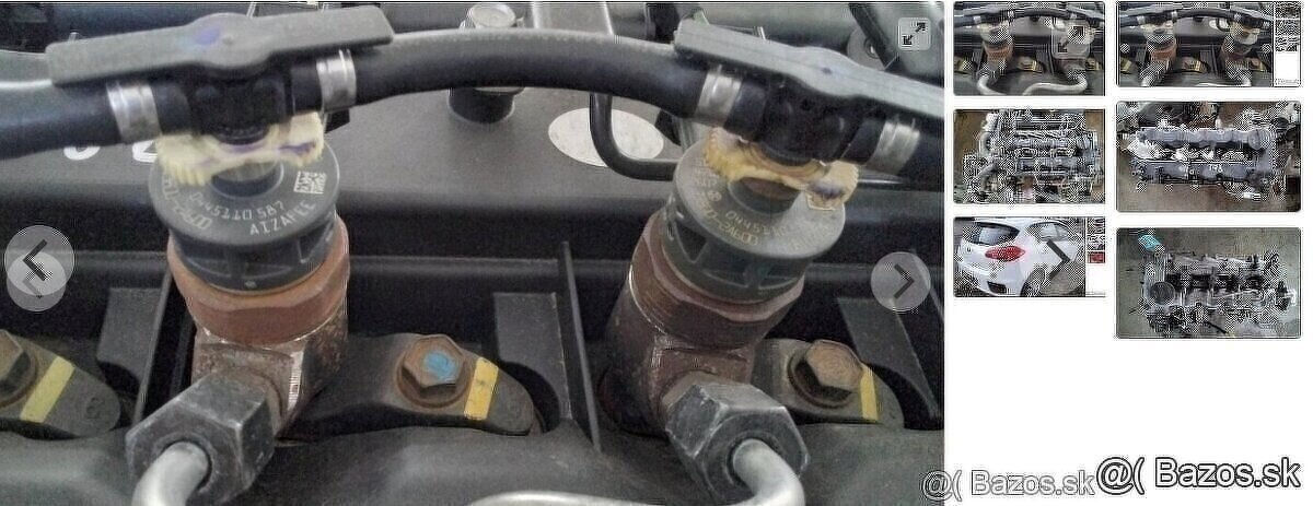 KIA CEED 2015 1.4 CRDI predám TRYSKY 0445110587, MOTOR D4FC,