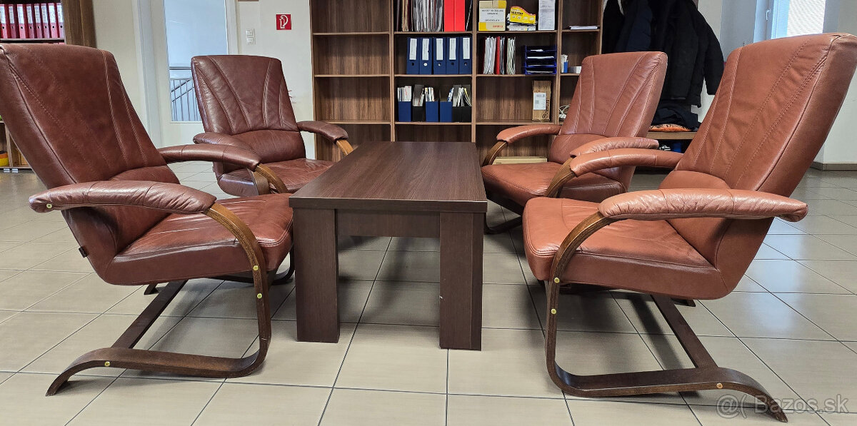 Konferenčný set - kreslá a stolík