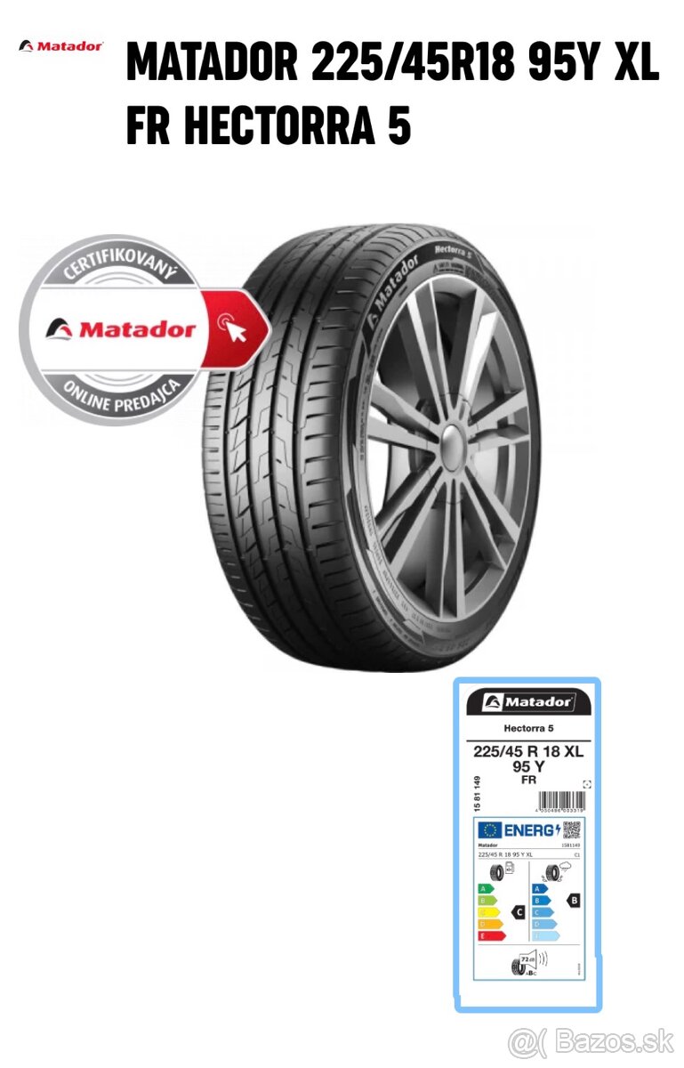 Pneumatiky 225/45 R18