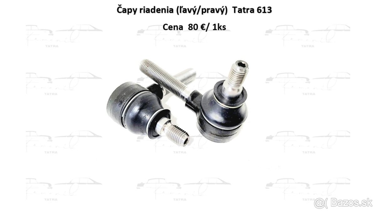 Tatra 613 diely - čapy riadenia